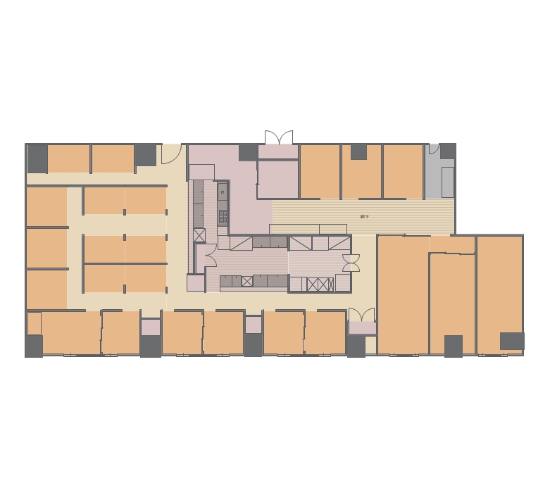 賃貸オフィス間取り図