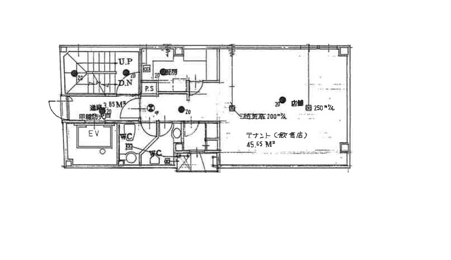 賃貸オフィス間取り図